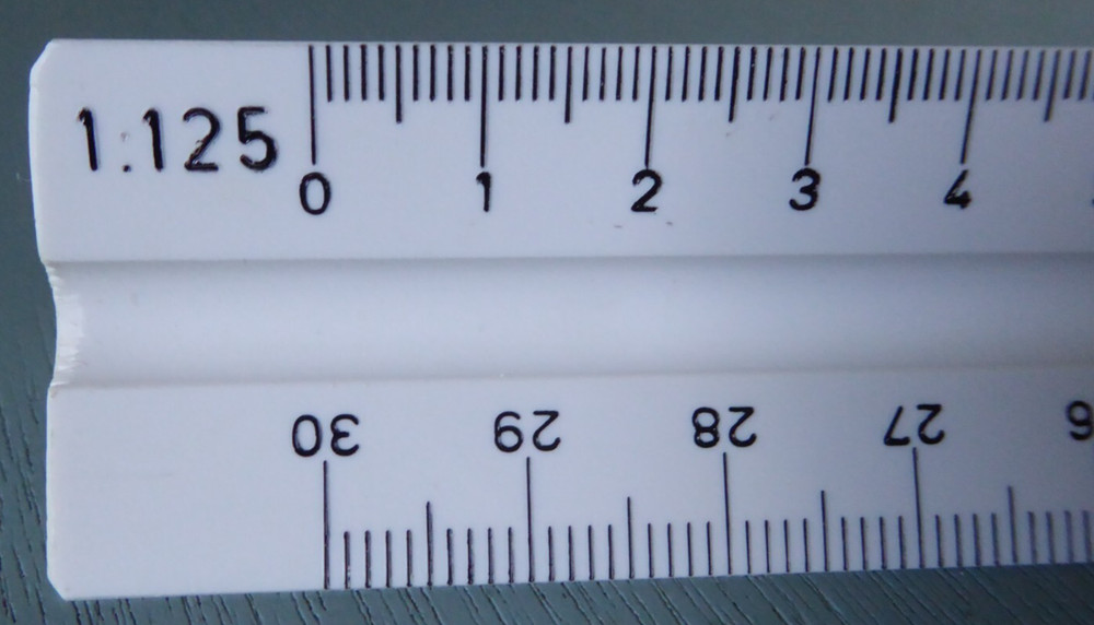 Faber Castell 153-A Architect Engineering Triangle Drafting Scale Ruler W/ Case