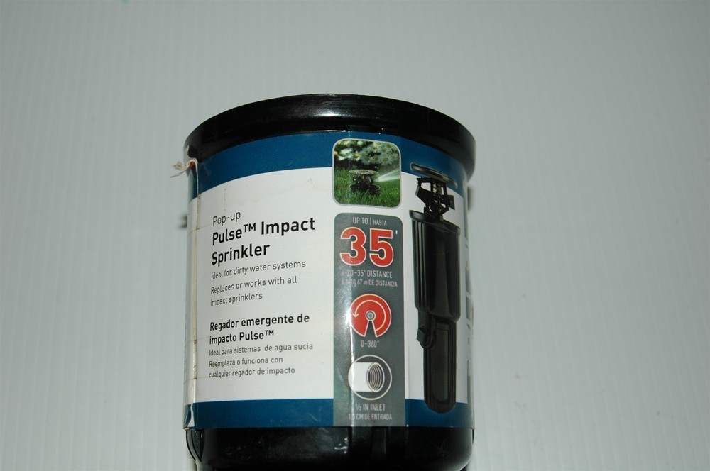 ORBIT PULSE IMPACT SPRINKLER 20-35' COVERAGE POP UP - NOS