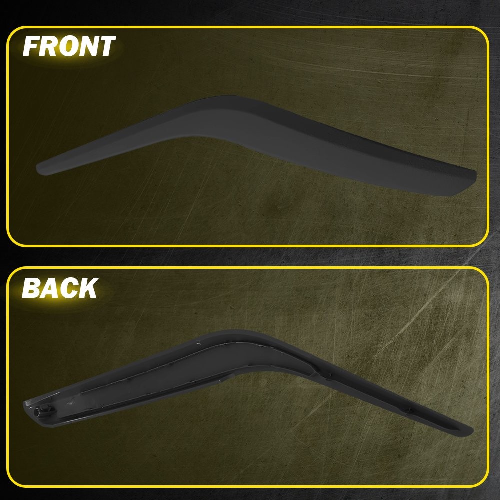 2PCS Inner Black Interior Door Pull Handle Panel Trim For X1 BMW E84 2009-2015