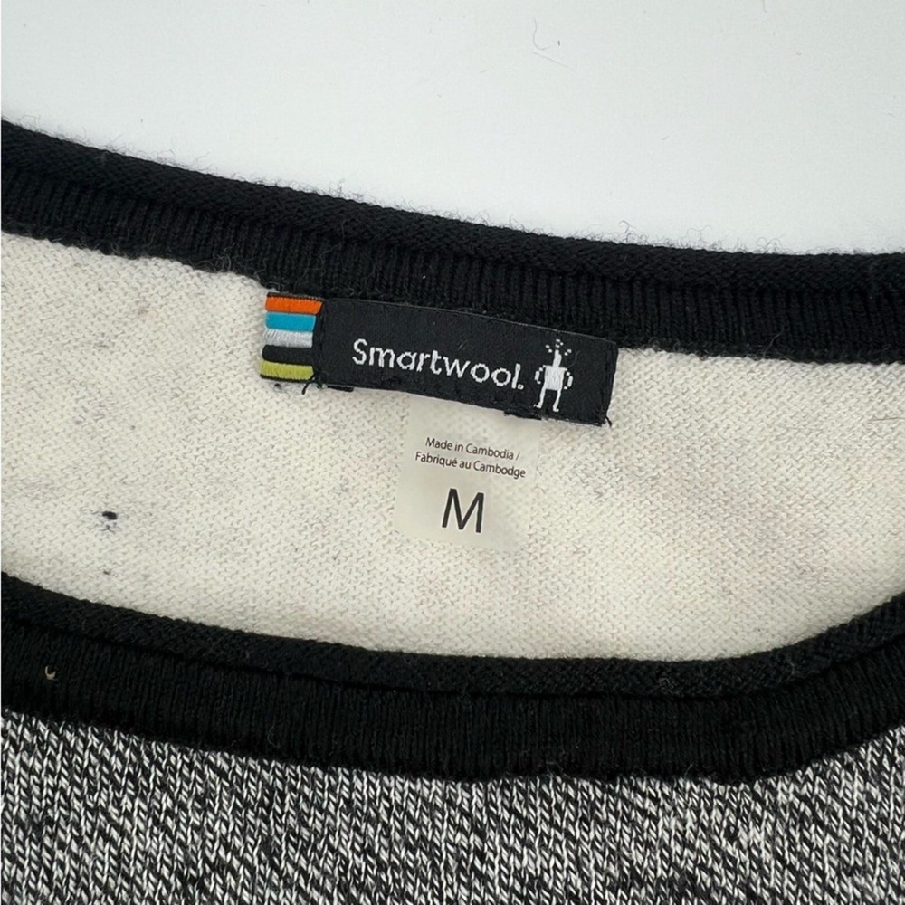 Smartwool Shadow Pine Color-Block Sweater Sz M