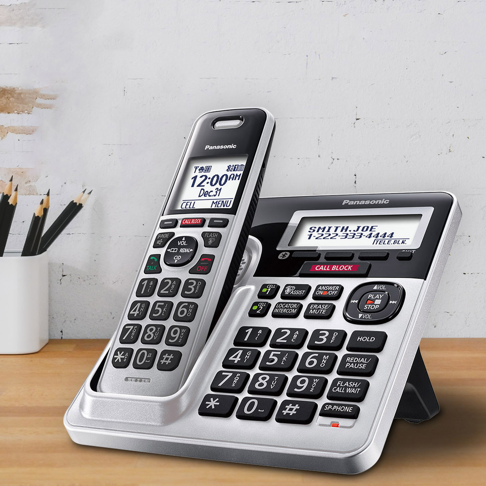 Panasonic KX-TG994 Bluetooth Cordless Phone DECT 6.0 4 Handset Bundle