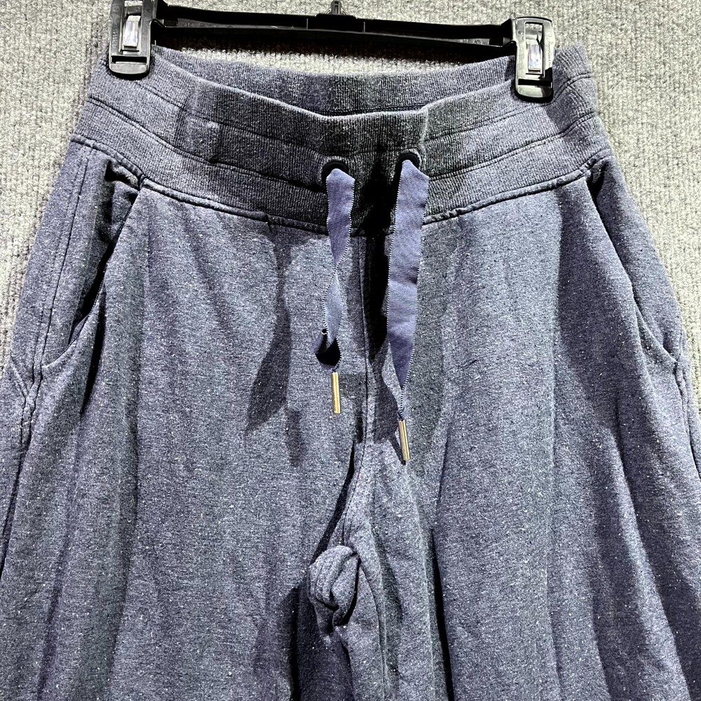 Athleta Balance Pants Womens Small Blue Drawstring Performance Relaxed Fit
