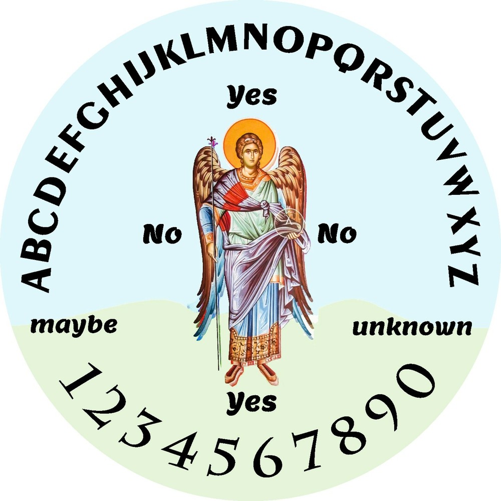 5" Angel Board - Pendulum Dowsing Divination Board - "Gabriel 2"