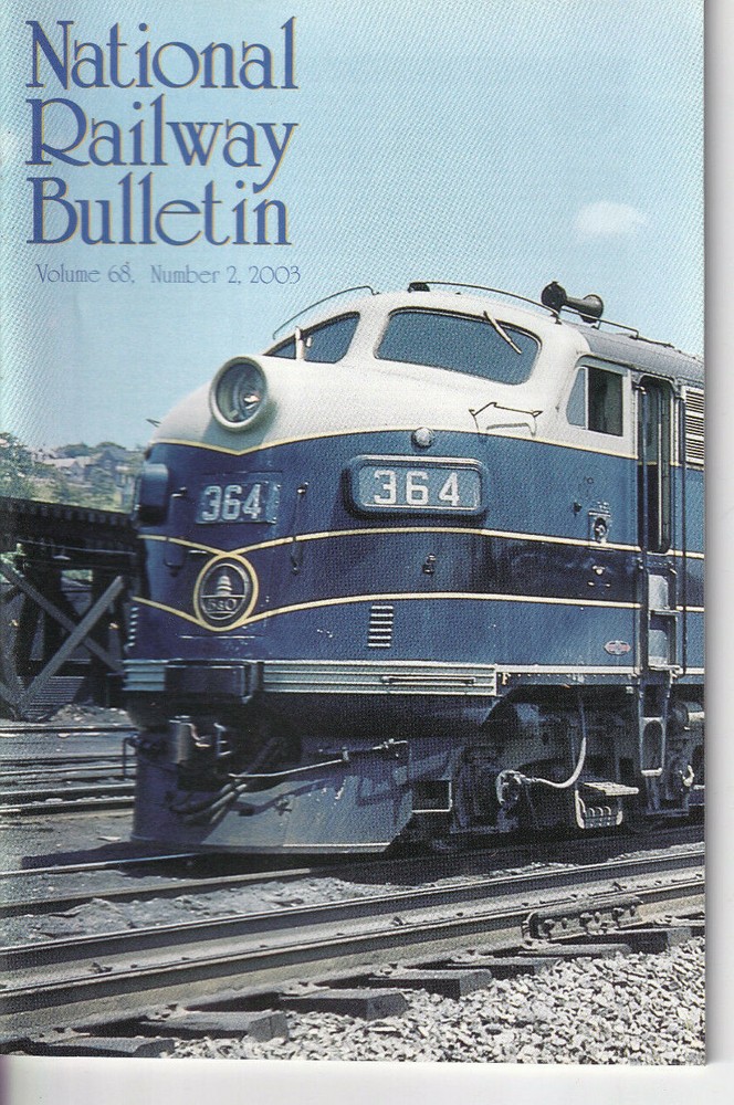 NRHS National Railway BULLETIN 2003 Volume 68 issue 2
