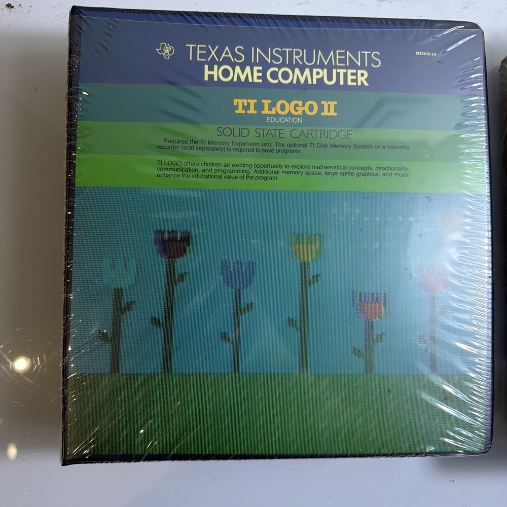 Texas Instruments Home Computer TI Logo II Solid State W/ Microsoft Multiplan