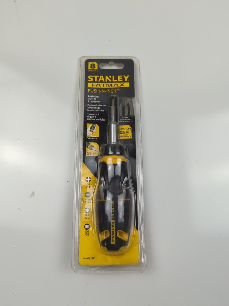 Stanley Fatmax Push And Pick Mb Ratcheting Sd