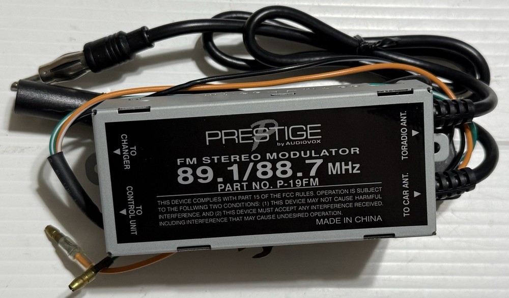📦 NEW Prestige P-MC3 FM Modulator Wired Commander for CD Changer Systems