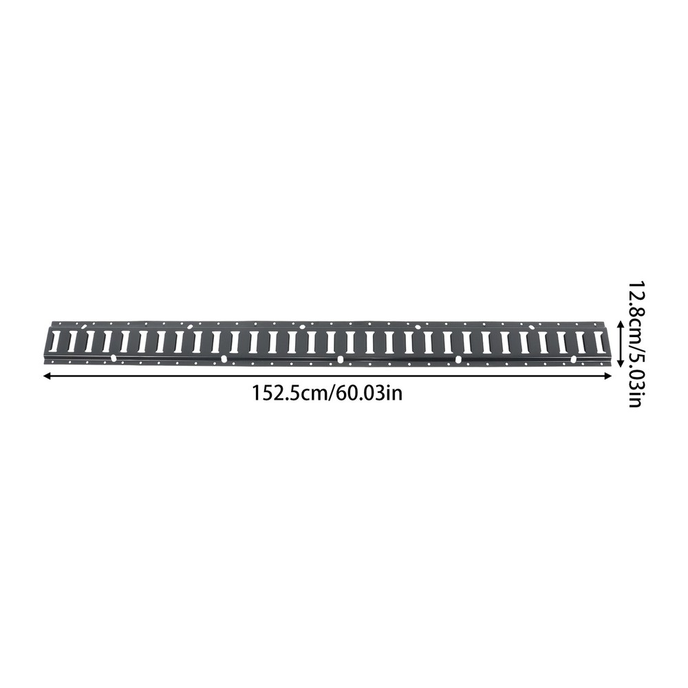 LABLT 5' E Track Tie Down Rail System 28 Pack Secure Cargo For Garages Trailers