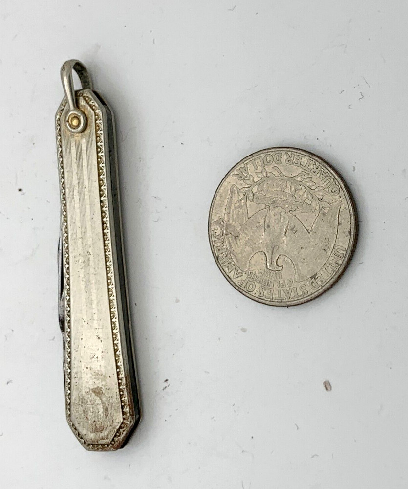 Vintage Silver 2 Blade Pocket Knife