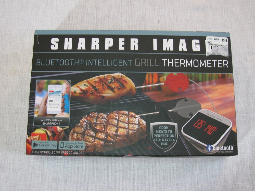 NEW Sharper Image Bluetooth Intelligent Grill Thermometer rr