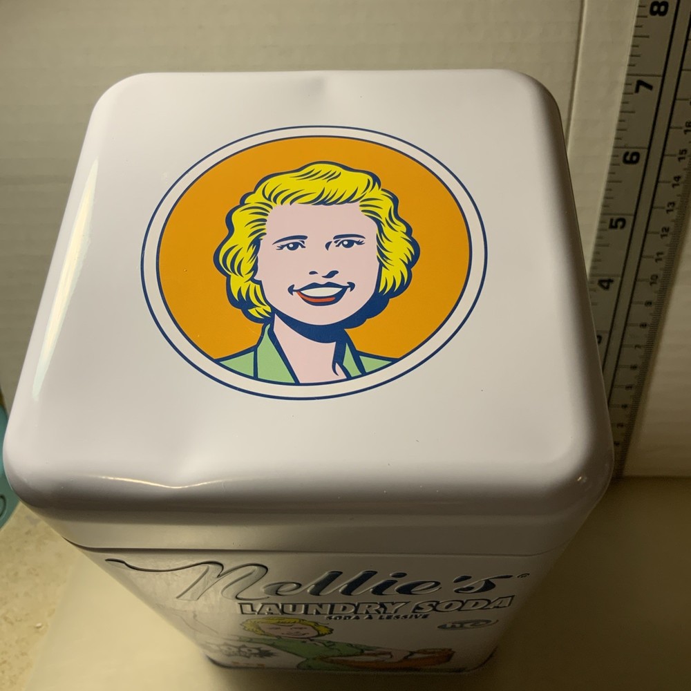 Nellie's Laundry Soda Storage Tin Empty