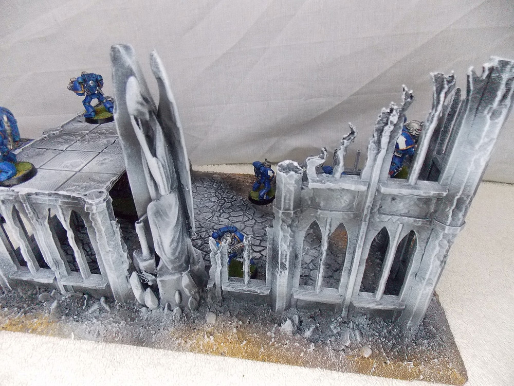 WARGAMING TERRAIN PAINTED BUILDING