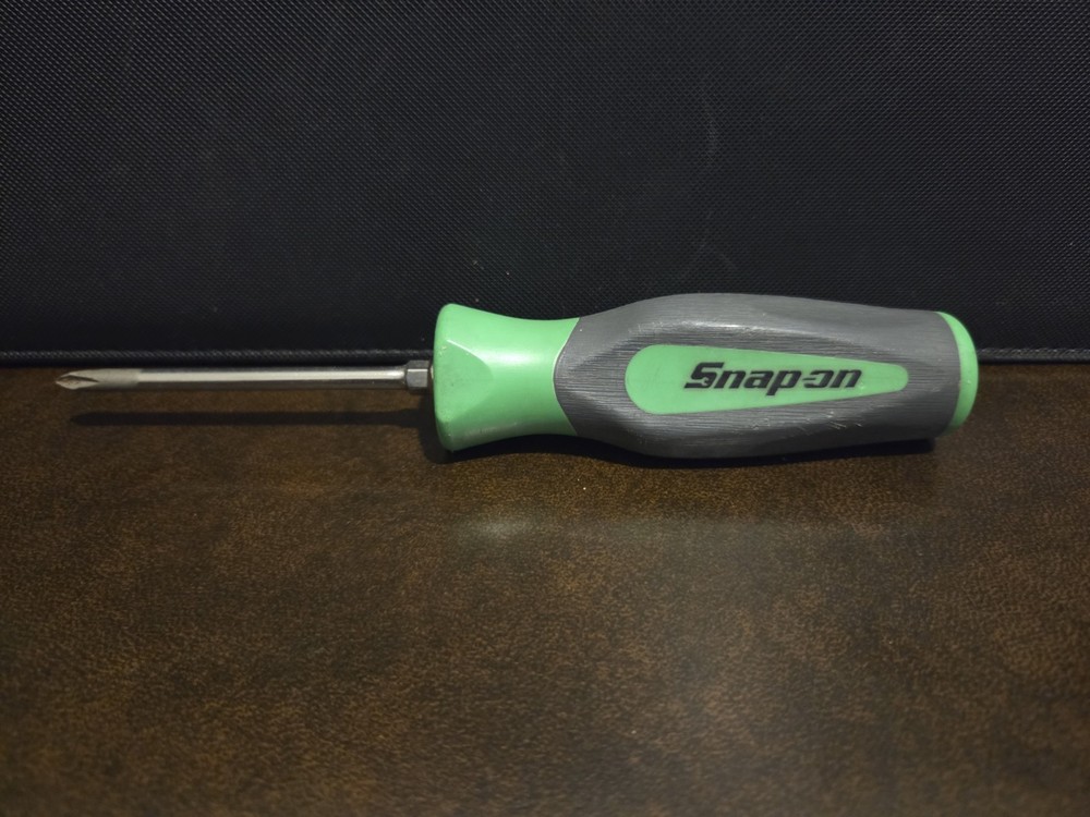 Snap On SHDP31IR Phillips Screwdriver Green Handle No 1 🌟🌟🌟