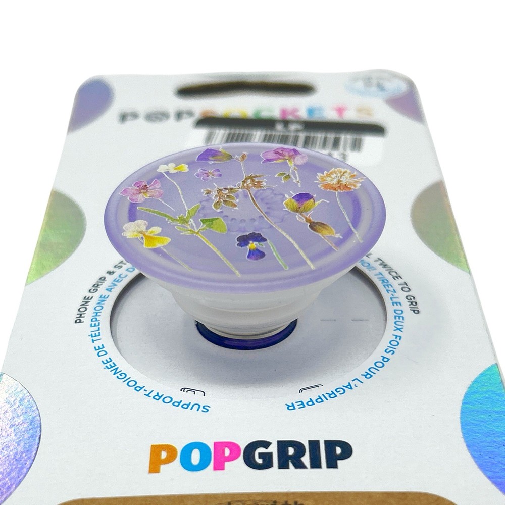 PopSockets PopGrip Phone Grip & Stand - Purple Fields