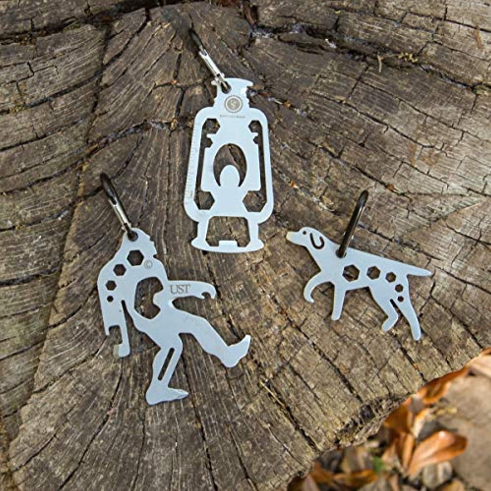UST Stainless-Steel Tool A Long Multi-Tool Carabiner, Pine Tree