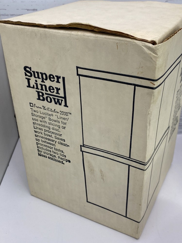 FROM THE KITCHEN 2000 Bowl Liners Storage Lot 2 NEW For Work Food Processor