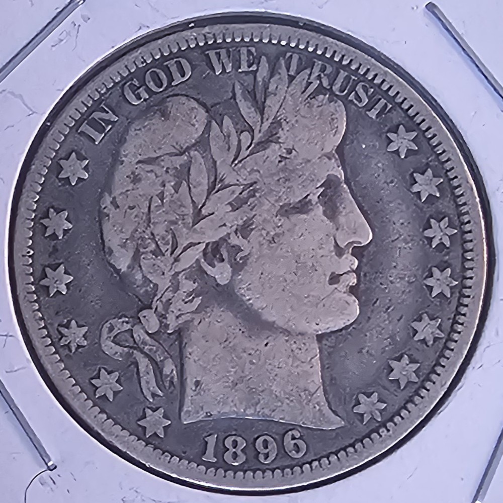 1896-O, U.S. BARBER HALF DOLLAR