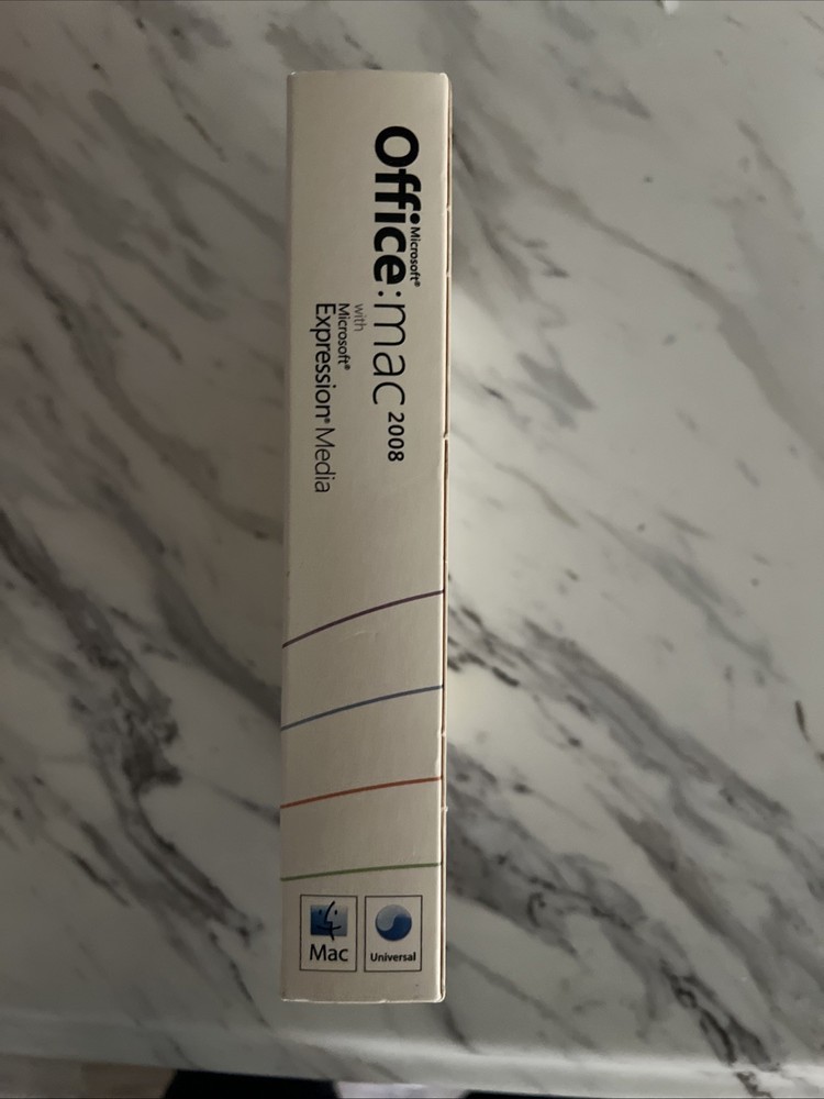 Microsoft Office Mac 2008 with Expression Media & Product Key (Software)