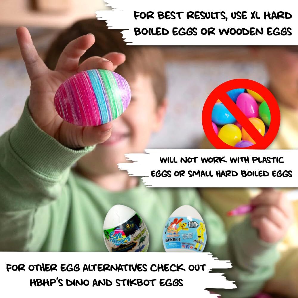 EggMazing Fun Multicolor Craft Kit for Creative Egg Decorating No Mess
