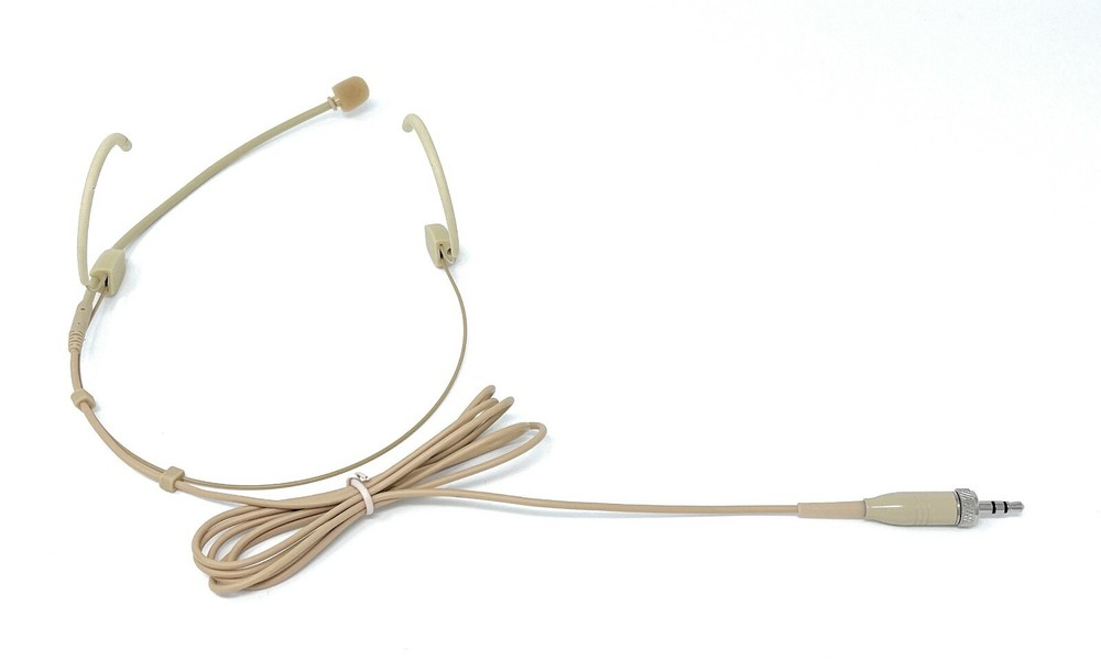 Double Earhook Headset Omnidirectional Microphone for Sennheiser Transmitters