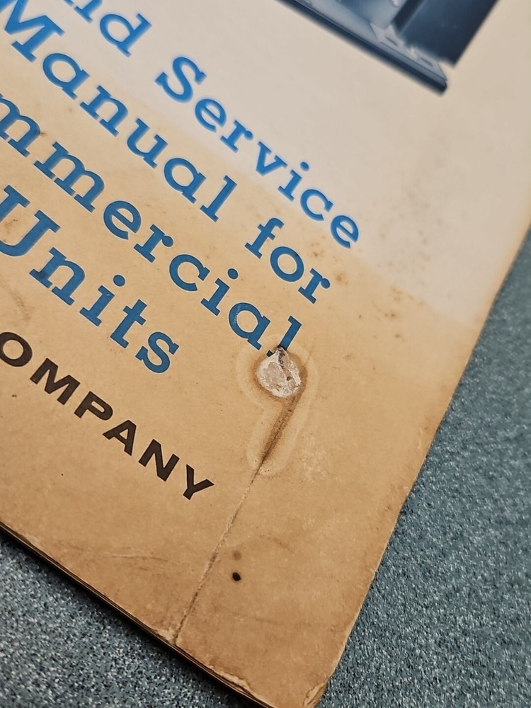 Vintage Tecumseh Condensing Unit Manual 1960's