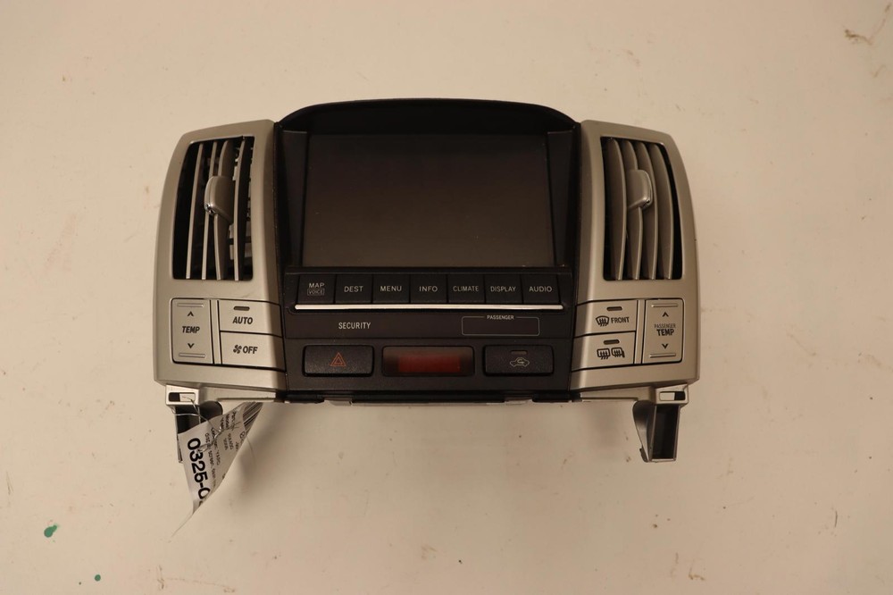 2008-2009 LEXUS RX400H DASH RADIO NAVIGATION DISPLAY SCREEN CLIMATE PANEL OEM