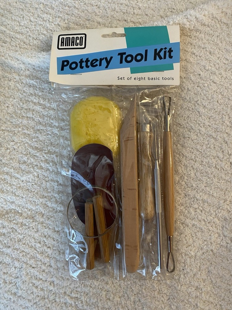 Amaco Pottery Tool Kit, Eight Basic Tools