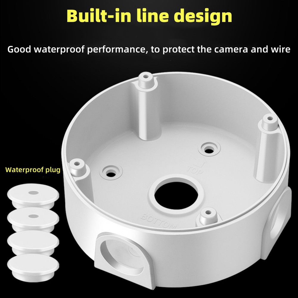 Waterproof Junction PC Box CCTV Bullet Dome Camera Wall Mount Bracket
