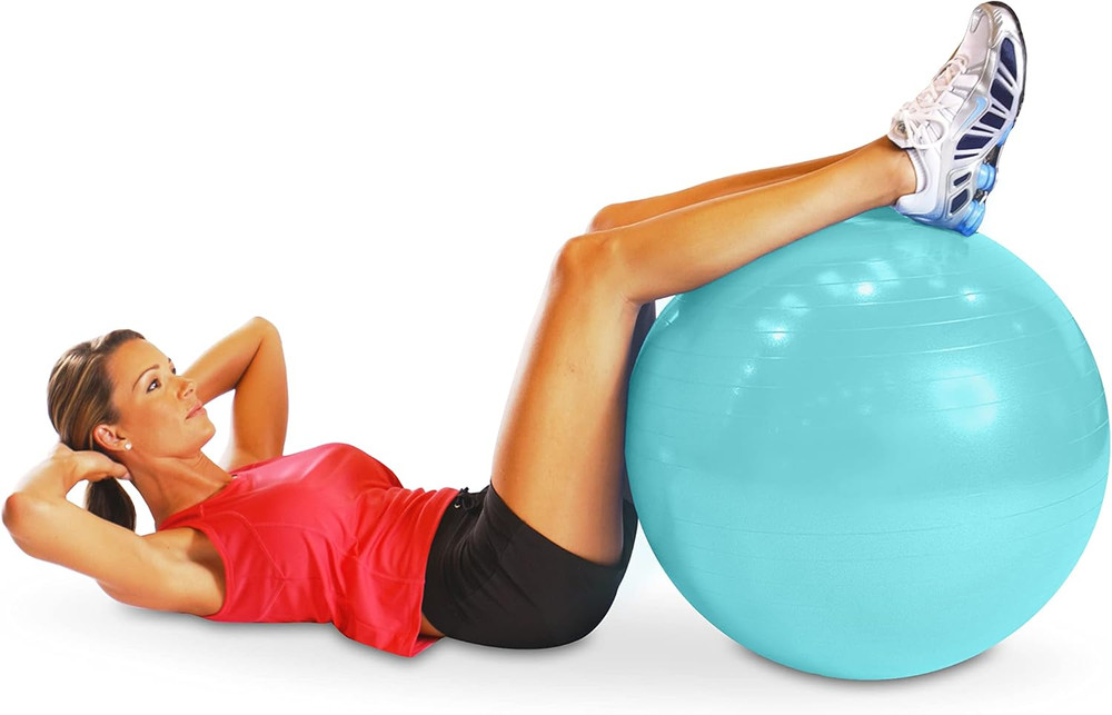 Fitness Stability Ball Exercise Ball, 65Cm, Teal