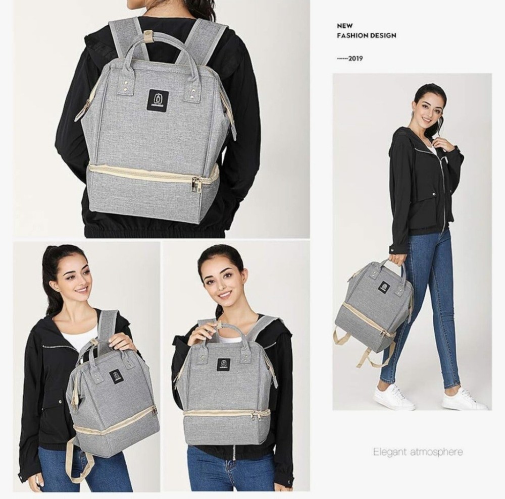 MOMIGO Breast Pump Backpack - Cooler and Moistureproof Bag Double Layer