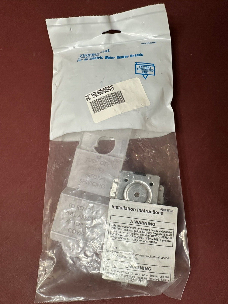 State Industries Water Heater Thermostat 9000509 With Hi-Limit, For All Brands