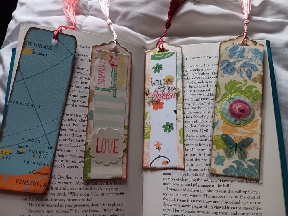 Bookmarks Handmade Can Change Tassel Color