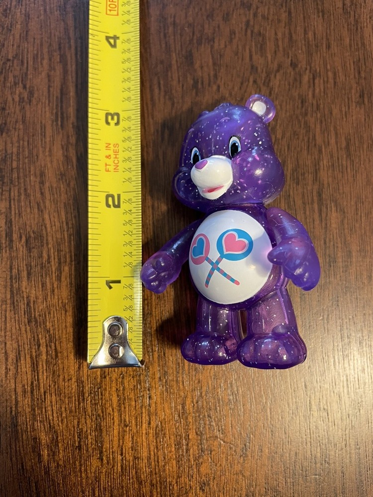 Care Bear Figurine 3" Share Bear Glitter