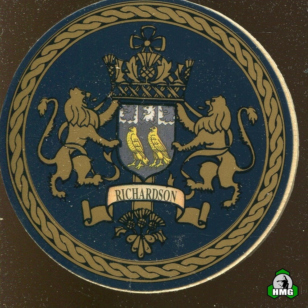 Scottish Heraldic Coaster: Richardson