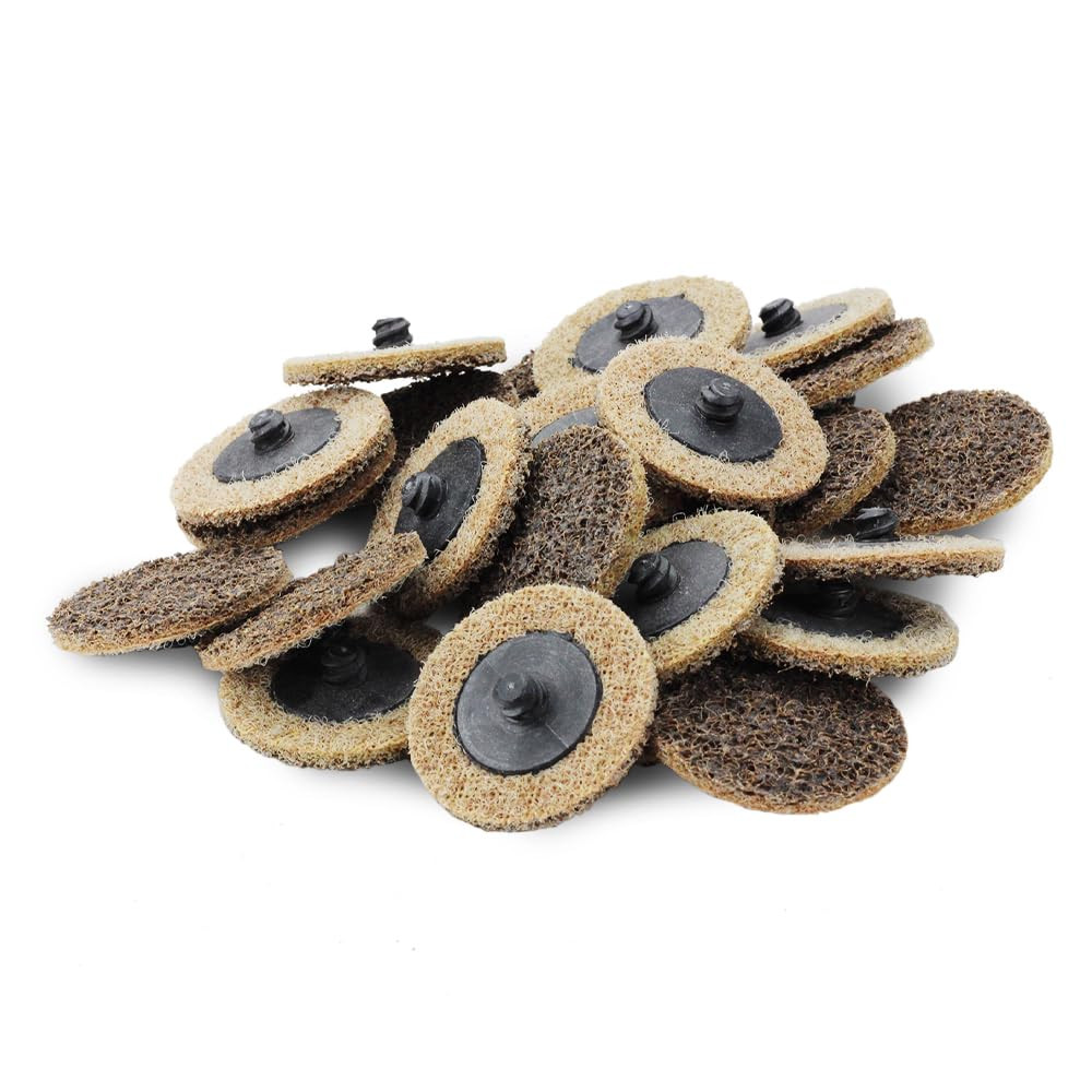 Surface Conditioning Quick Change Discs, 2" Tan (Coarse) Prep Pad - 25 Pack