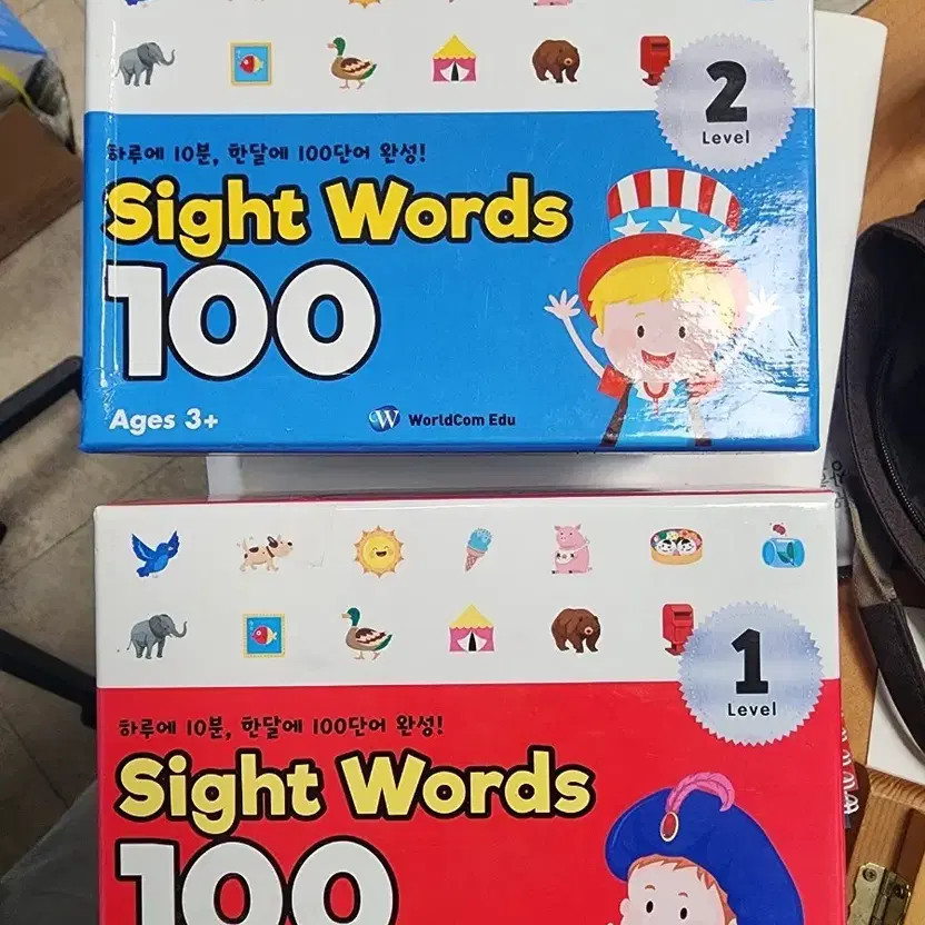 Worldcom Edu Sight Words 100 Level 1 & 2 Learning Tool