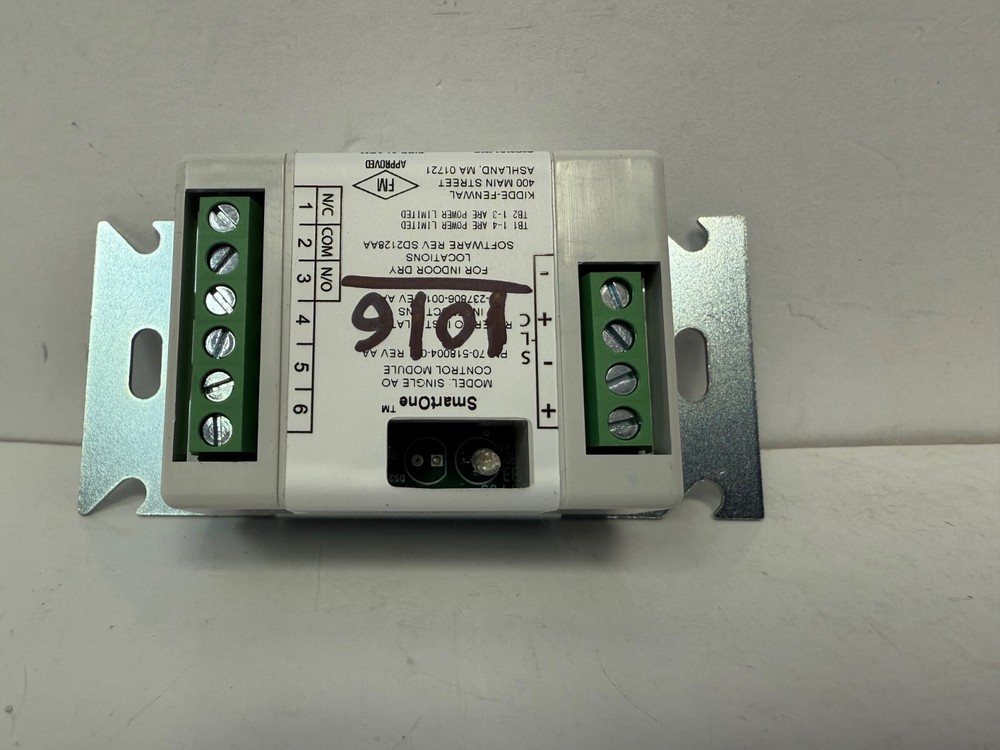KIDDE FIRE SYSTEMS 70-518004-001 SMARTONE SINGLE AO CONTROL MODULE