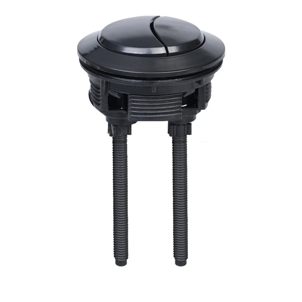 Dual Action Smooth Operating Black Toilet Flush Button for Convenience