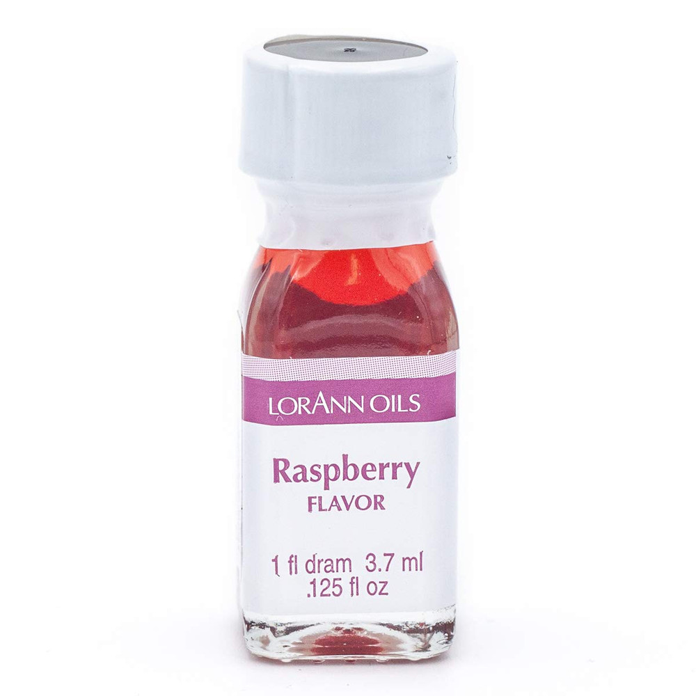 Lorann Raspberry SS Flavor, 1 Dram Bottle (.0125 Fl Oz - 3.7Ml - 1 Teaspoon)