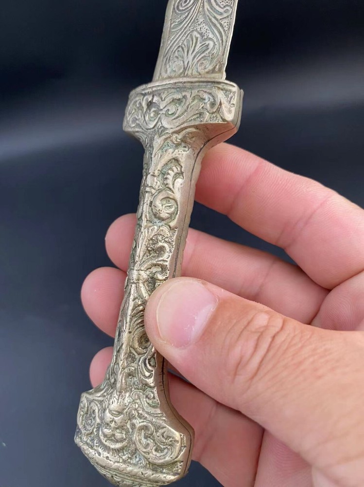 vintage carved knife