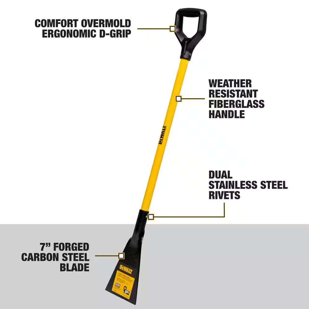 32 In. Carbon Steel Blade Ice Scraper