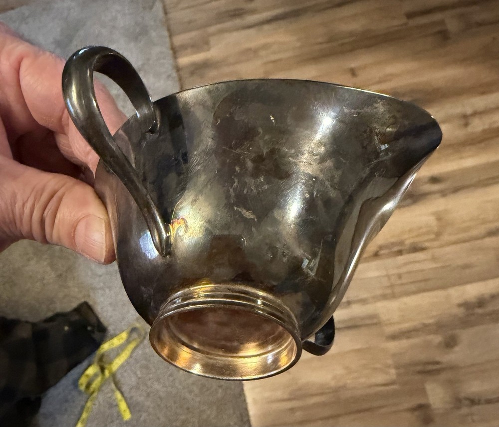 FISHER SILVER PLATED CREAMER / GRAVY ? K110