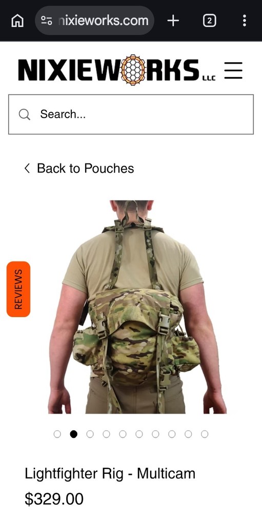 Nixieworks Lightfighter Rig/Velocity Systems pouches included!!!! SALE!!