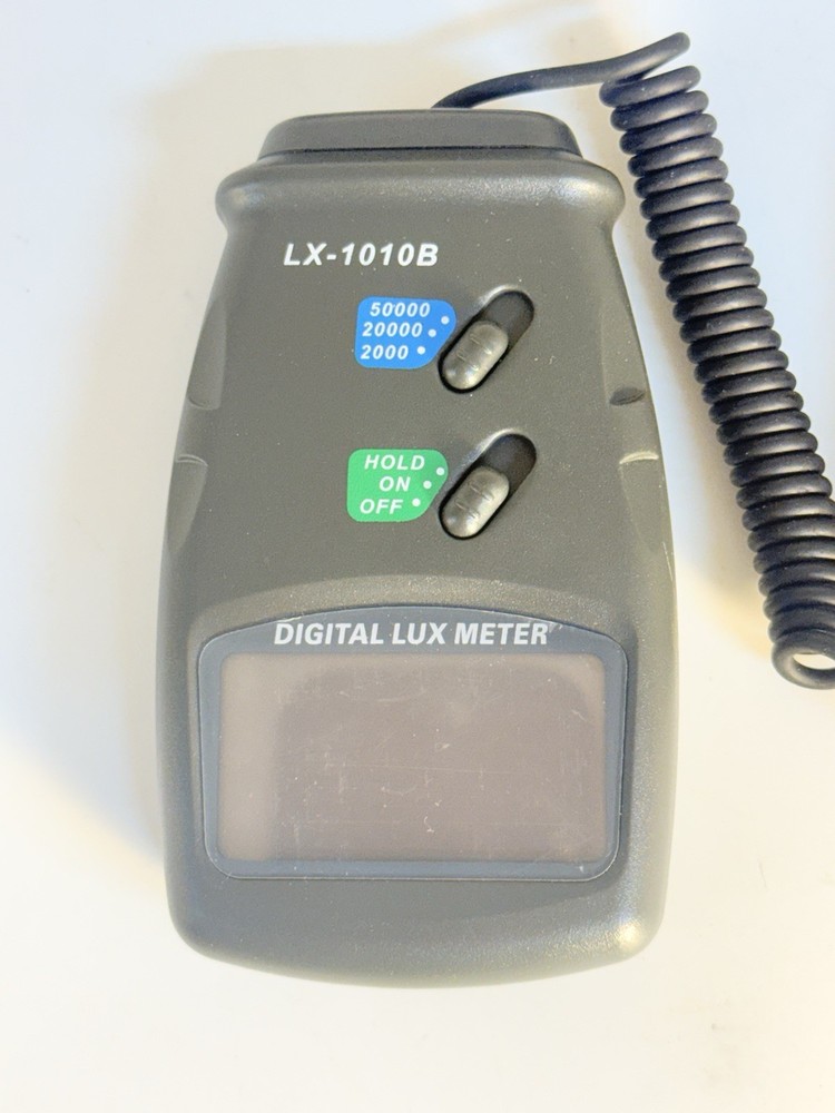Lux Meter LX-1010B Photo Light Sensor, UNTESTED