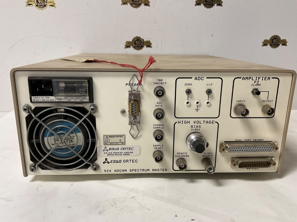 EG&G ORTEC model 92X Spectrum Master ADCAM SPECTROMETER with original tag