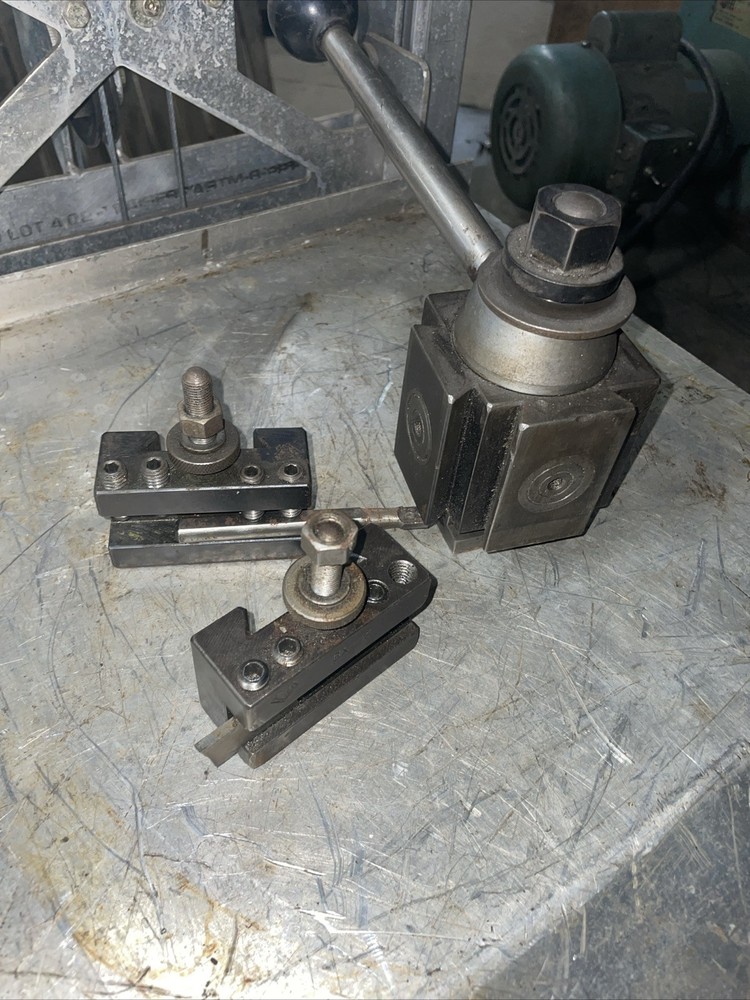 Aloris BXA Quick Change Tool Post And 2 Tool Holders