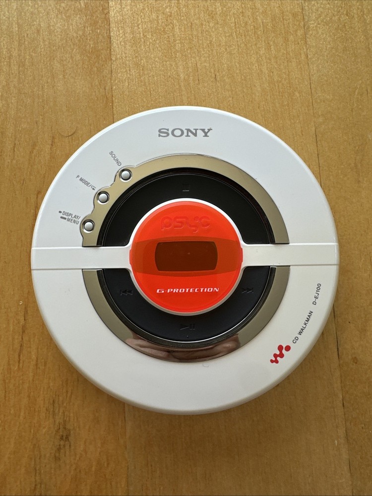 Sony D-EJ100PS Psyc Walkman Portable CD Player (White)