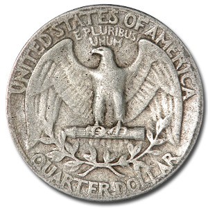 1948 Washington Quarter Good/XF