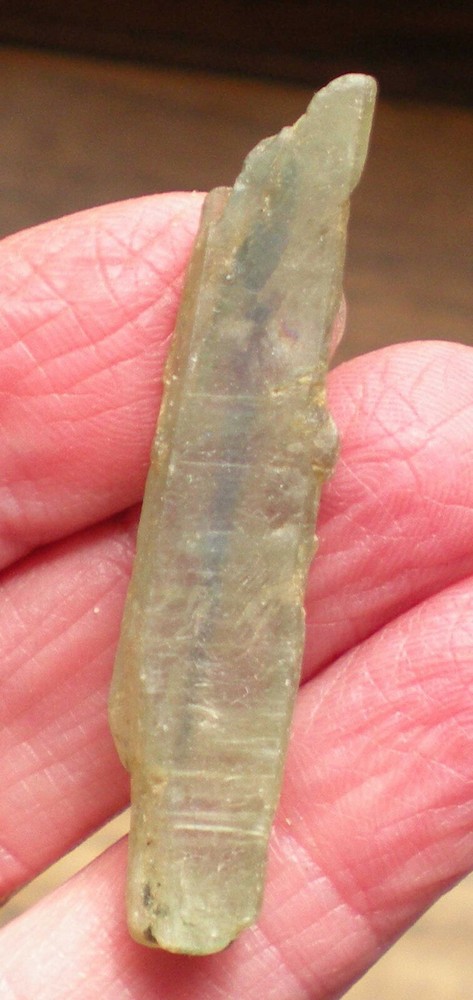 Green & Blue Kyanite Blade r662c