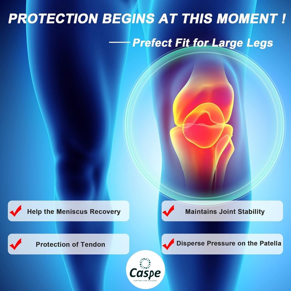 2Pcs Compression Sleeve Knee Brace Support Protector Arthritis Joint Pain Relief